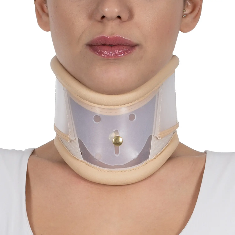 Adjustable PVC Cervical Collar || طوق الربقة داعم للذقن القابل للتعديل - Image 4