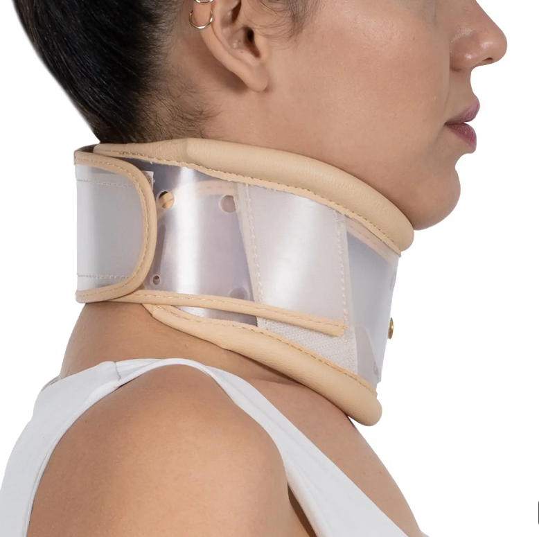 Adjustable PVC Cervical Collar || طوق الربقة داعم للذقن القابل للتعديل - Image 3