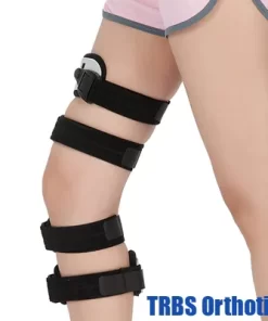 Alternative view of OA Knee Brace || دعامة ركبة بمفصل